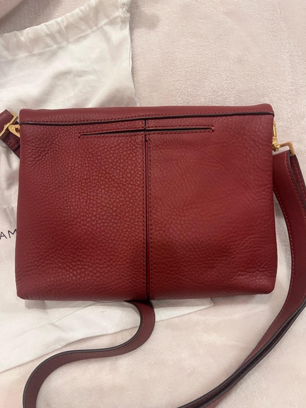 Hammitt VIP Pomodoro Red Leather Crossbody with Gold Heirloom Hardware - Picture 2 of 3